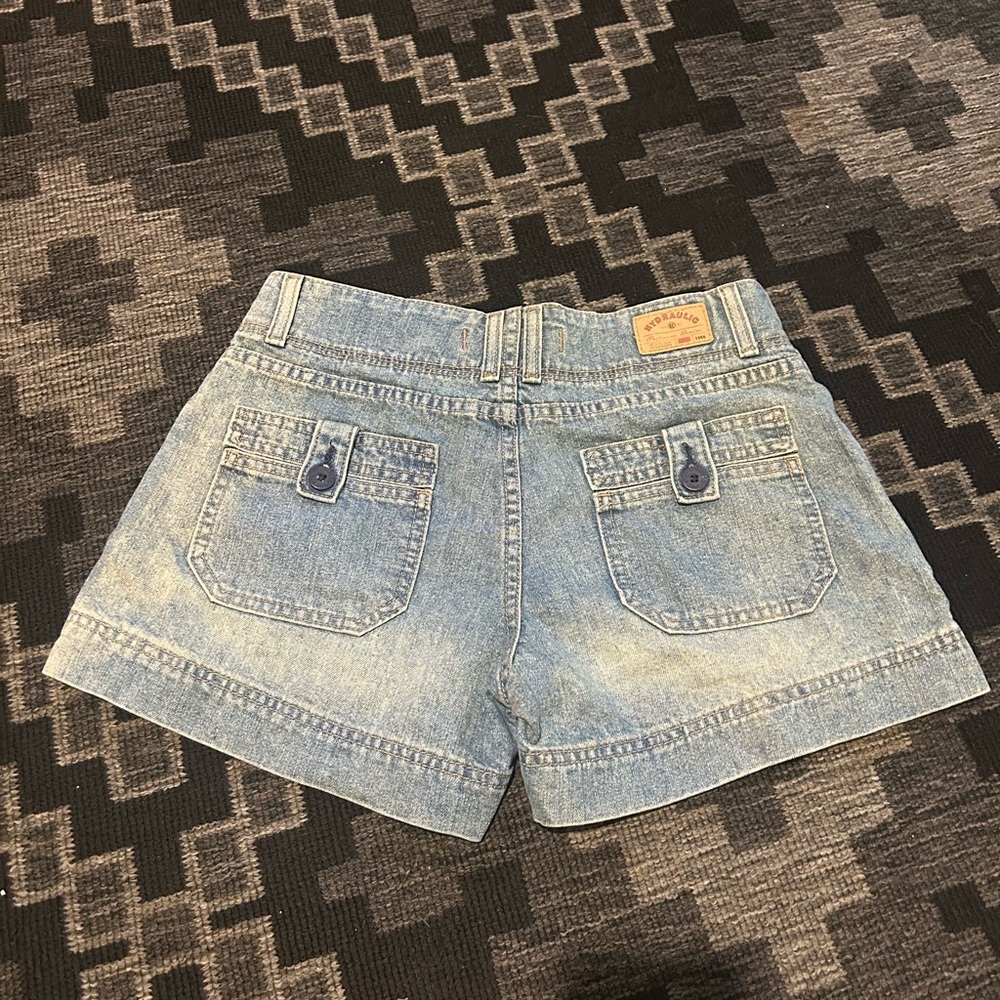 Hydraulic Light Blue Jean Shorts - Picture 2 of 6